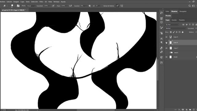 SPEEDPAINT | MI PROCESO DE LINEART ✧【Photoshop】✧