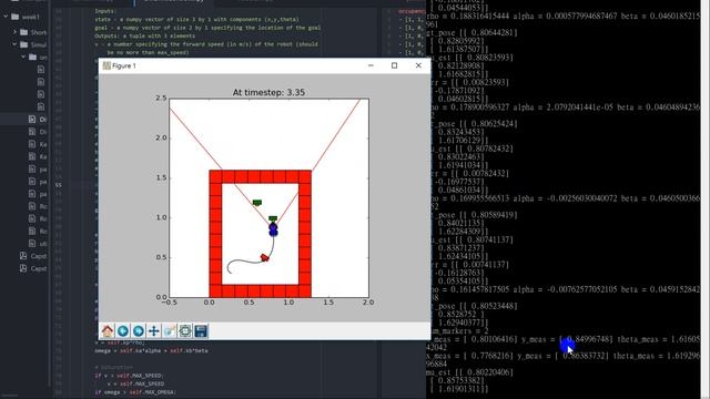 Sim-Rover - Localization using Extended Kalman filter (EKF) смотреть онлайн