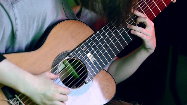 Death Note - L theme on 10 string guitar смотреть онлайн