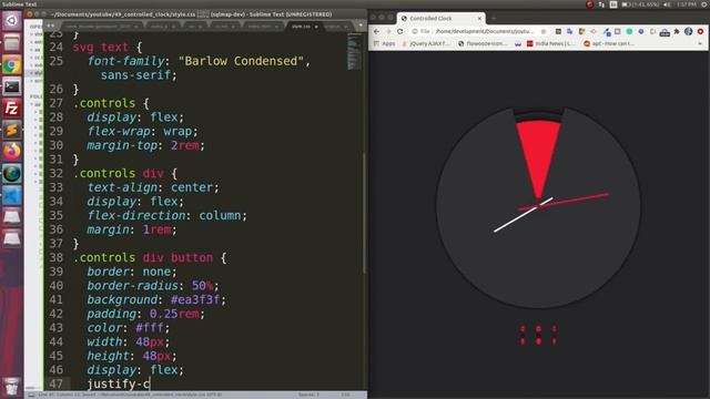 Build a Controlled Clock in animejs | Controlled Clock in anime.js with source code смотреть онлайн
