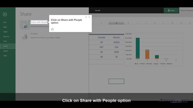 How to Share Excel Sheet @Office365 смотреть онлайн