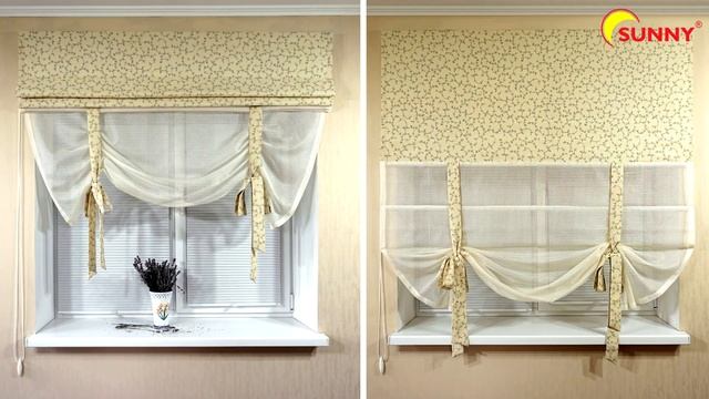 Римские шторы SUNNY TM - разнообразие моделей и тканей! смотреть онлайн