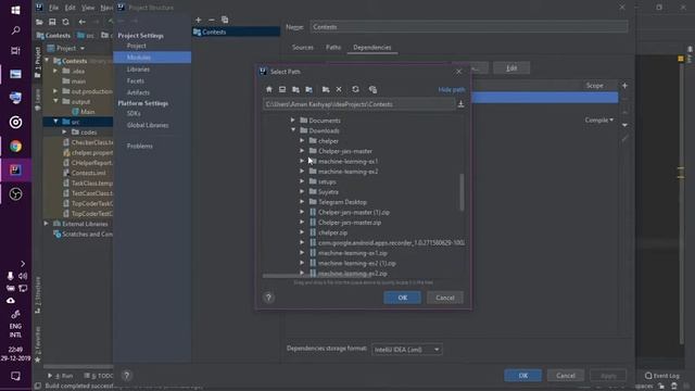 CHelper in IntelliJ IDEA. CLASSPATH ERROR SOLUTION смотреть онлайн