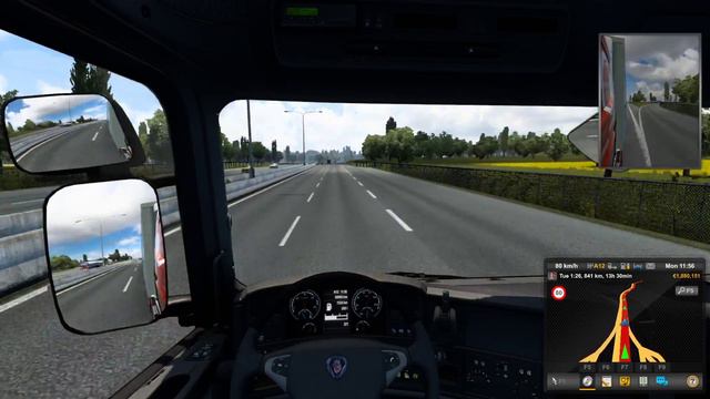 ETS2 Scania R730 Milan - Sofia 1894 km смотреть онлайн