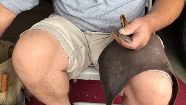 Flint knapping a Georgetown side notched 5/6 смотреть онлайн
