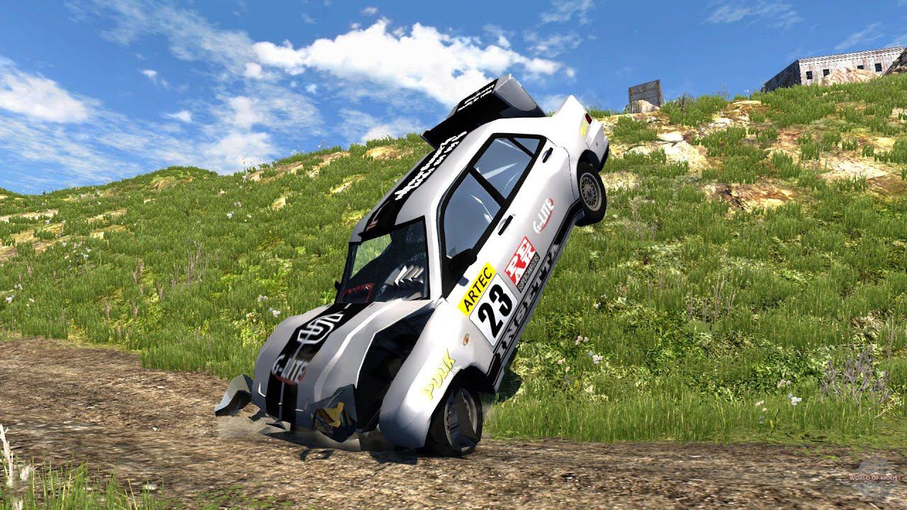 BeamNG.drive (БимКа) - Смотрим, разбираемся, что нового, что старого.Разрушение всего автомобильного смотреть онлайн
