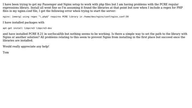 DevOps & SysAdmins: Nginx can't find PCRE library on Ubuntu Server смотреть онлайн