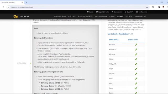 FRP SAMSUNG A23 S24 A52 A15 QUITAR CUENTA GOOGLE EN EUB MODE EDL NEW UPDATE CHIMERA ALL IN ONE