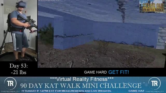 STAND OUT : VR Battle Royale - PUBG Style VR FFA - VR Fitness - Day 53 of 90 - Game Hard, GET FIT! смотреть онлайн