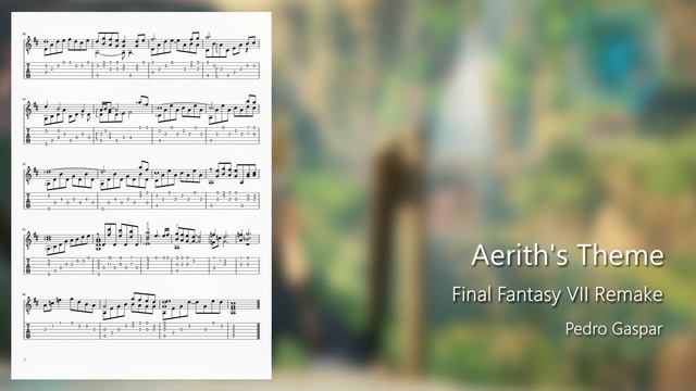 Aerith's Theme from Final Fantasy VII Remake - Solo Guitar Cover смотреть онлайн
