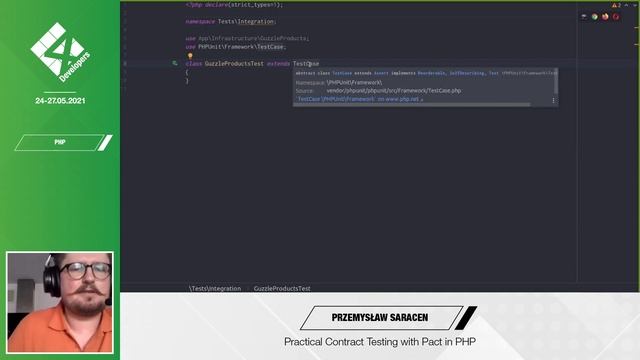 4Developers 2021: Practical Contract Testing with Pact in PHP - Przemysław Saracen смотреть онлайн