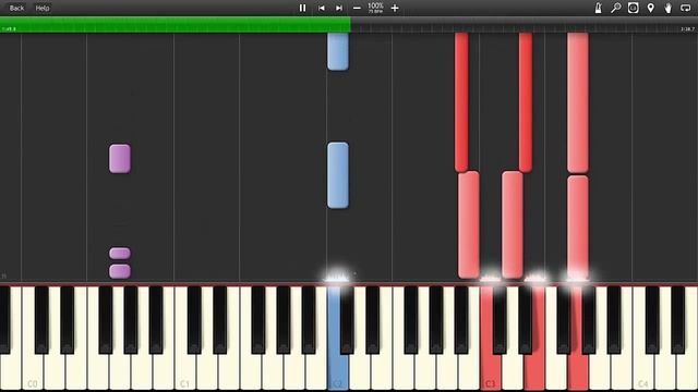 Halo 2 : Heretic, Hero piano tutorial, synthesia 100% смотреть онлайн