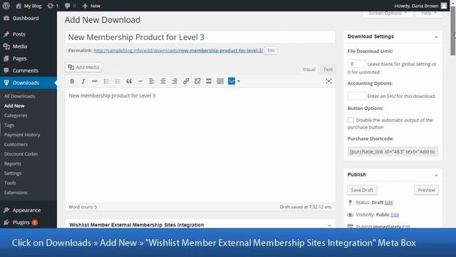How to Configure Wishlist Member Easy Digital Downloads Plus [Part 2/3] смотреть онлайн