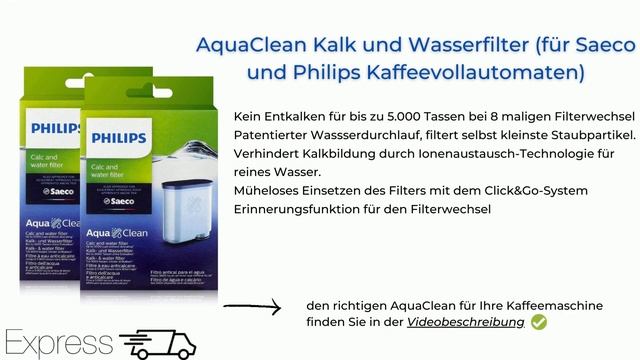 Kalk und Wasserfilter für Weiches Wasser - Philips Saeco HD Kaffeemaschine Entkalken Mit AquaClean смотреть онлайн