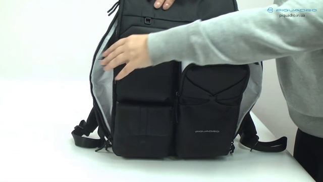 Обзор рюкзака для ноутбука Piquadro OTELLO/Black CA5381S114_N смотреть онлайн