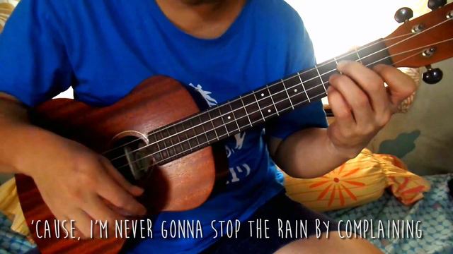 RAINDROPS KEEP FALLING ON MY HEAD |( No Copyright Infringement Intended) #ukulelecover смотреть онлайн