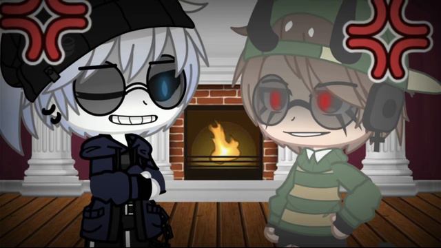 Sans and Chara Fight || Inspired || Undertale || Gacha Club смотреть онлайн