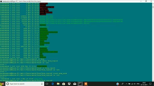 making and removing files and directories in Unix смотреть онлайн