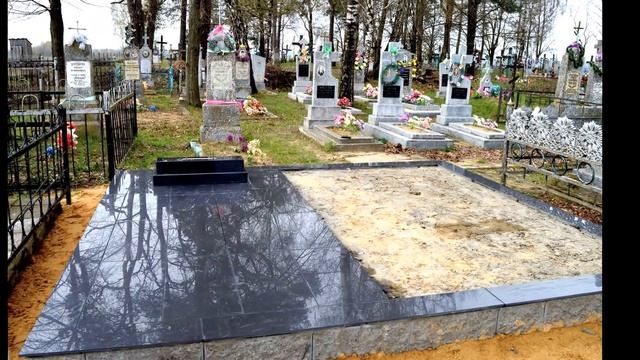 Ustanovki.by - Процесс установки надгробного комплекса смотреть онлайн