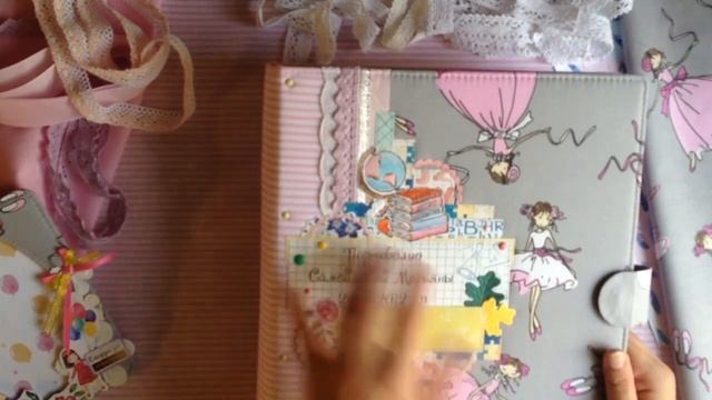 Обзор Папка портфолио для детского сада или школы / СКРАПБУКИНГ смотреть онлайн