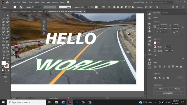 Free Transform Tool in illustrator | Adobe Illustrator Tutorial смотреть онлайн