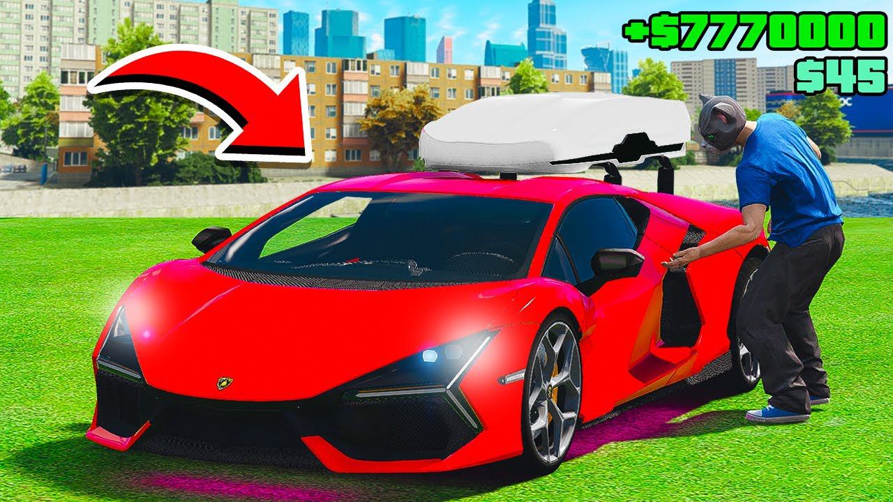 НАШЁЛ ЗАБРОШЕННУЮ ЛАМБОРГИНИ СУПЕРКАР И УГНАЛ ЕЁ В РМРП КРИМИНАЛЬНАЯ МОСКВА ГТА 5 МОДЫ МУРКА смотреть онлайн