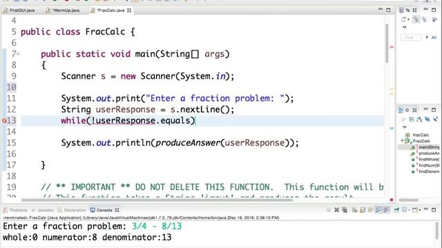 FracCalc Checkpoint 2 Help (Part 3) смотреть онлайн