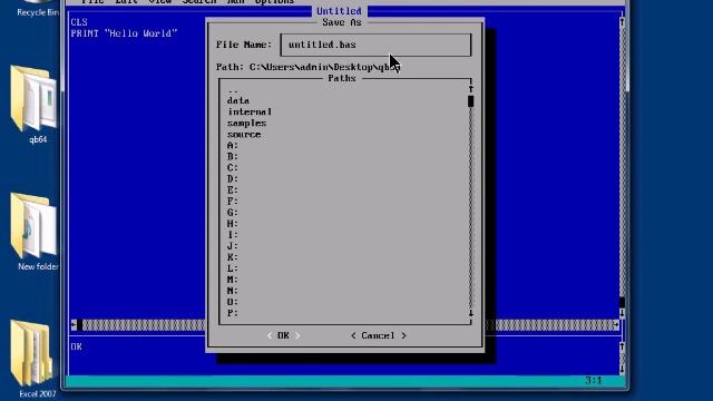QB64 Tutorial - QBasic For Windows 8 Windows 7 Vista Linux - Free Download смотреть онлайн