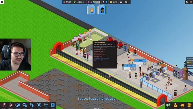 Строим московскую подземку. Overcrowd: A Commute 'Em Up. Прохождение 01 смотреть онлайн