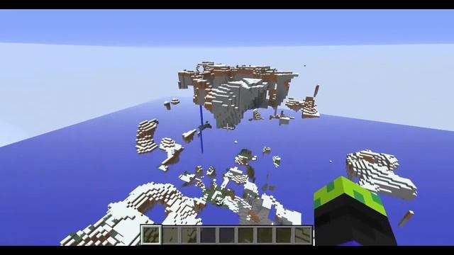 Minecraft.Как создать мир с летающими островами смотреть онлайн
