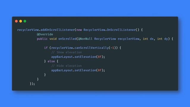 RecyclerView + Toolbar Elevation | Android View Of The Week #2 смотреть онлайн