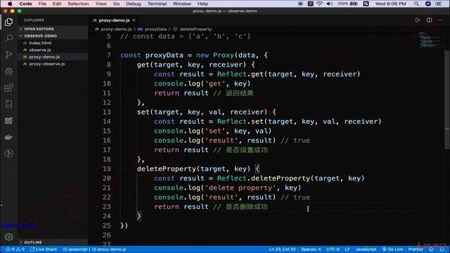 第6章 Vue3预学习 6 3 Proxy 基本使用 part2 更多IT教程 微信352852792 смотреть онлайн