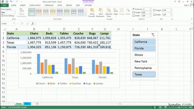 Excel Tutorial - Dynamically presenting data via chart slicers смотреть онлайн