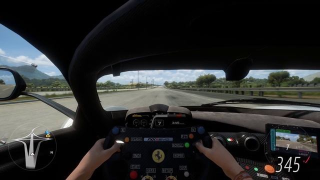 Forza Horizon 5 speed test Ferrari FXX-K EVO 2018 (S2 998) смотреть онлайн