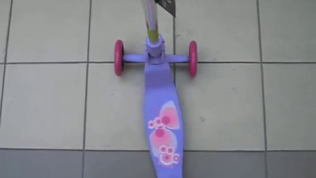 Самокат TREDIA розовый смотреть онлайн