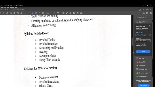Grade III (3) Skill Test Assam direct recruitment references V Look Up, Pivot Table,Excel, PPT, WOR смотреть онлайн