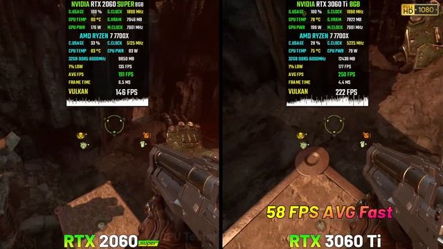 RTX 2060 SUPER vs. RTX 3060 Ti in 2023 (Test in 8 Games) 1080p "Insane Performance!!" смотреть онлайн