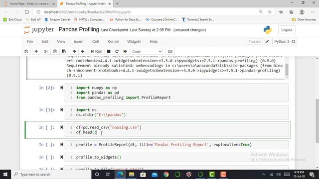Pandas Profiling in Jupyter Notebook Tutorial Exploring Data (2022) смотреть онлайн