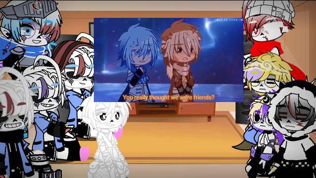 Past sans au react to Swap!Sans✨✨Pt.3 смотреть онлайн