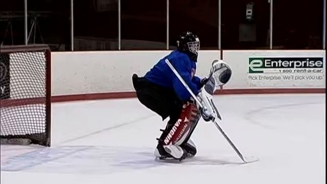 Hockey Goaltending - Butterfly Save and React to the Rebound- Coach Richard Shulmistra смотреть онлайн