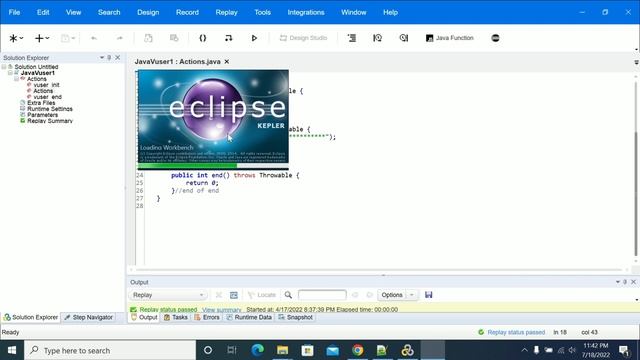 How to Integrate LoadRunner VuGen with Eclipse for Creating Java Vuser Scripts смотреть онлайн