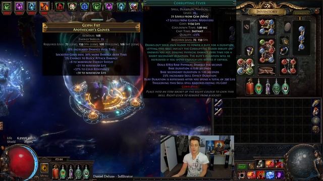 Building Exsanguinate Elementalist Into Endgame - Upgrades To Take Us Through The Whole Game смотреть онлайн