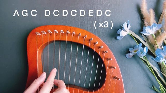 Green Day - Boulevard Of Broken Dreams | EASY Lyre Harp смотреть онлайн