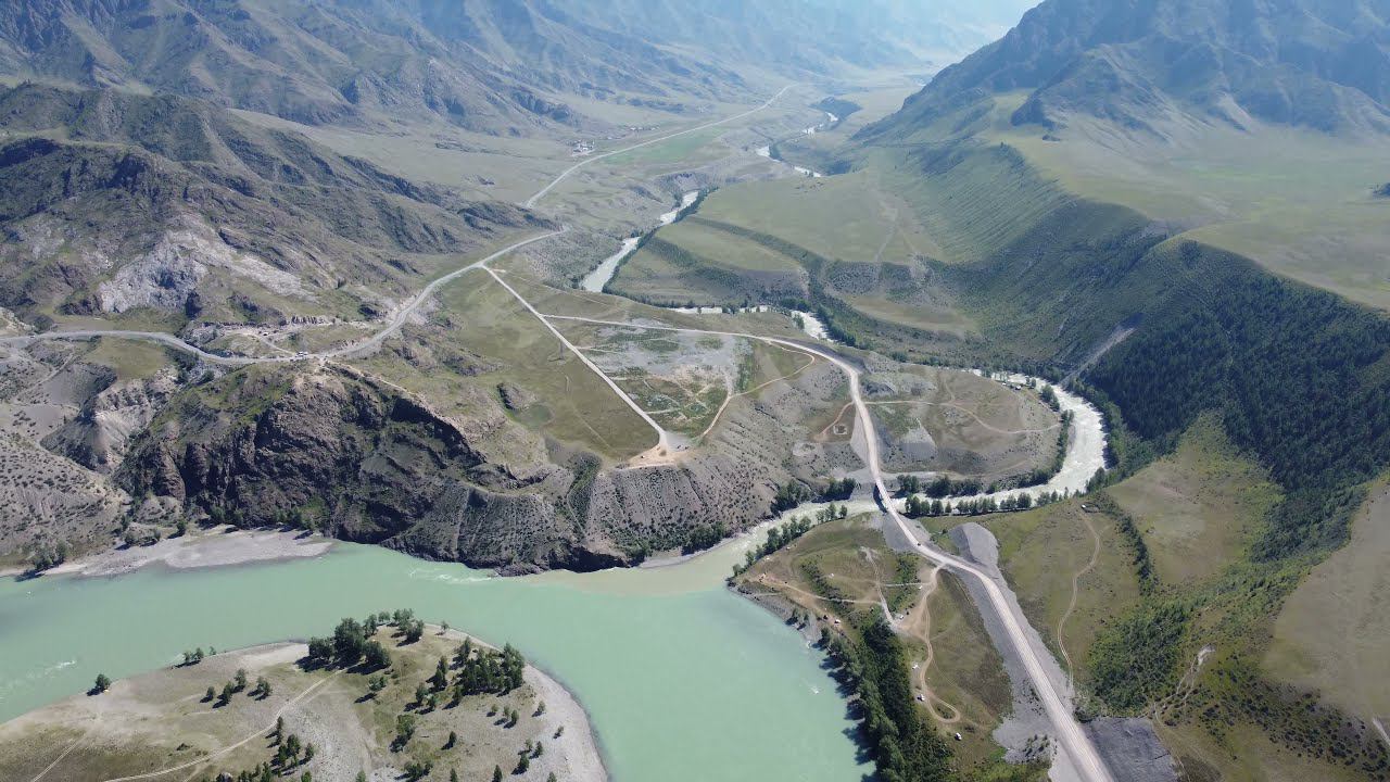 Алтай 2021. Слияние рек Чуя и Катунь.