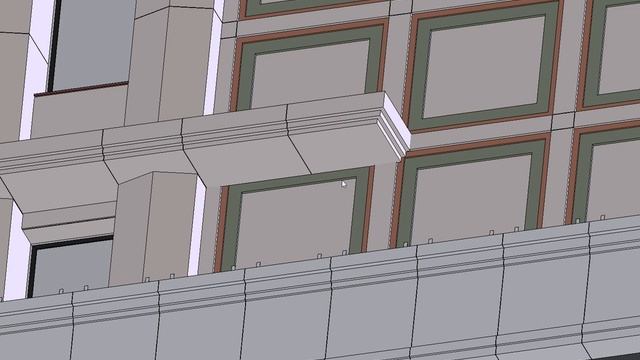 Зубовская  Вопрос по карнзу на отметке +8 550