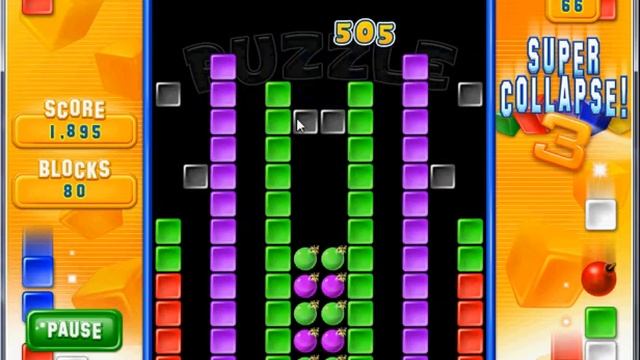 Super Collapse 3 {Puzzle #66 Bomb Stack} смотреть онлайн