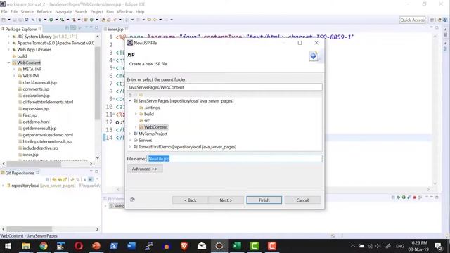 Apache Tomcat - JSP - Servlet - JSP Action Include - Video 35 смотреть онлайн