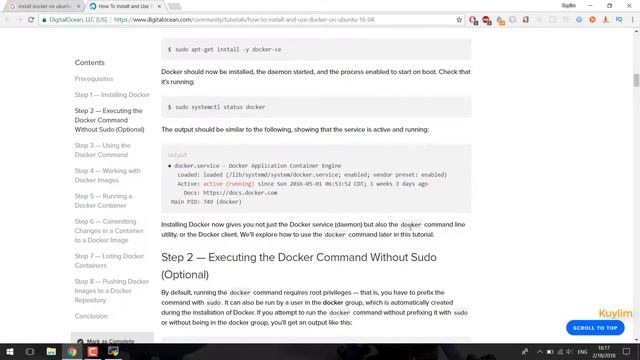 1. Install Docker on Ubuntu Server (16.04) смотреть онлайн