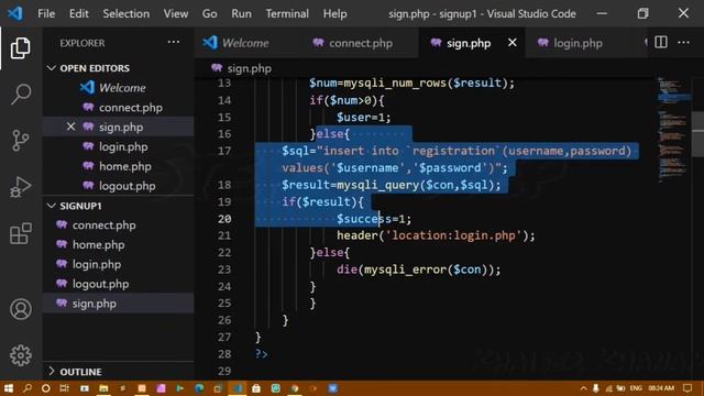 Verifying Password and Confirm password using PHP || MySQL Database смотреть онлайн