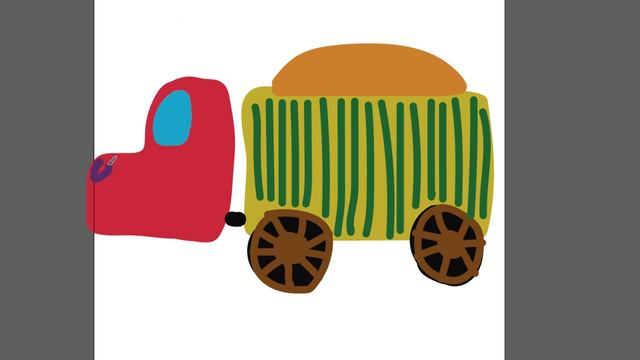 Рисование грузовика детям часть 37 смотреть онлайн